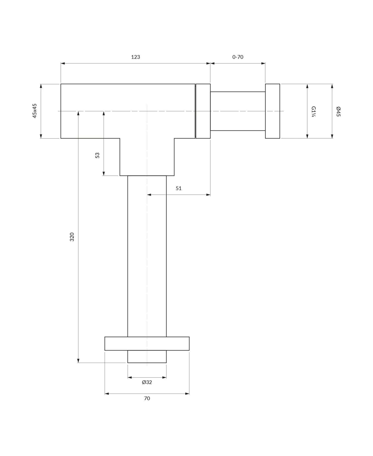 A5555CR Rysunek techniczny