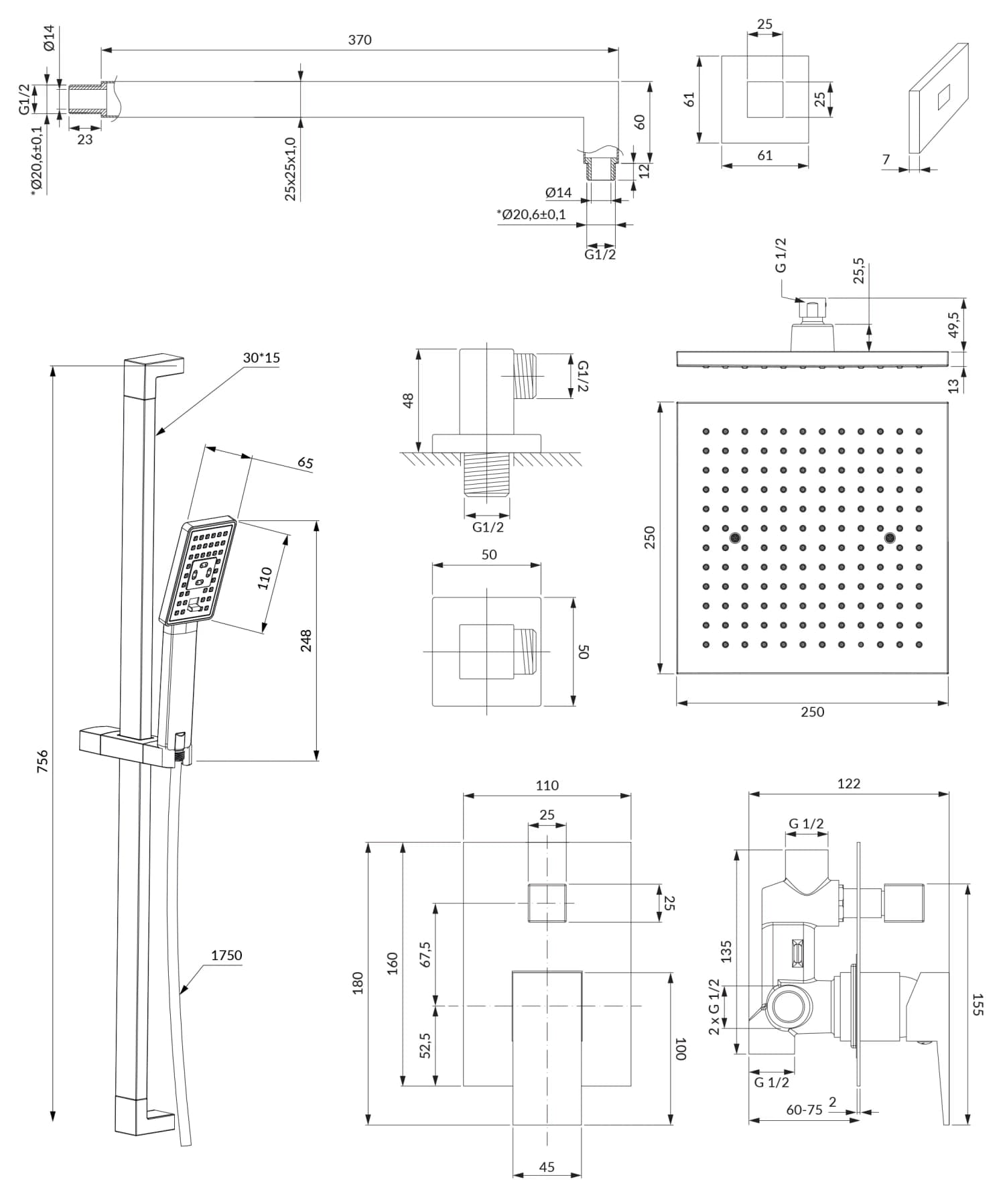 SYSFR11CR Rysunek techniczny
